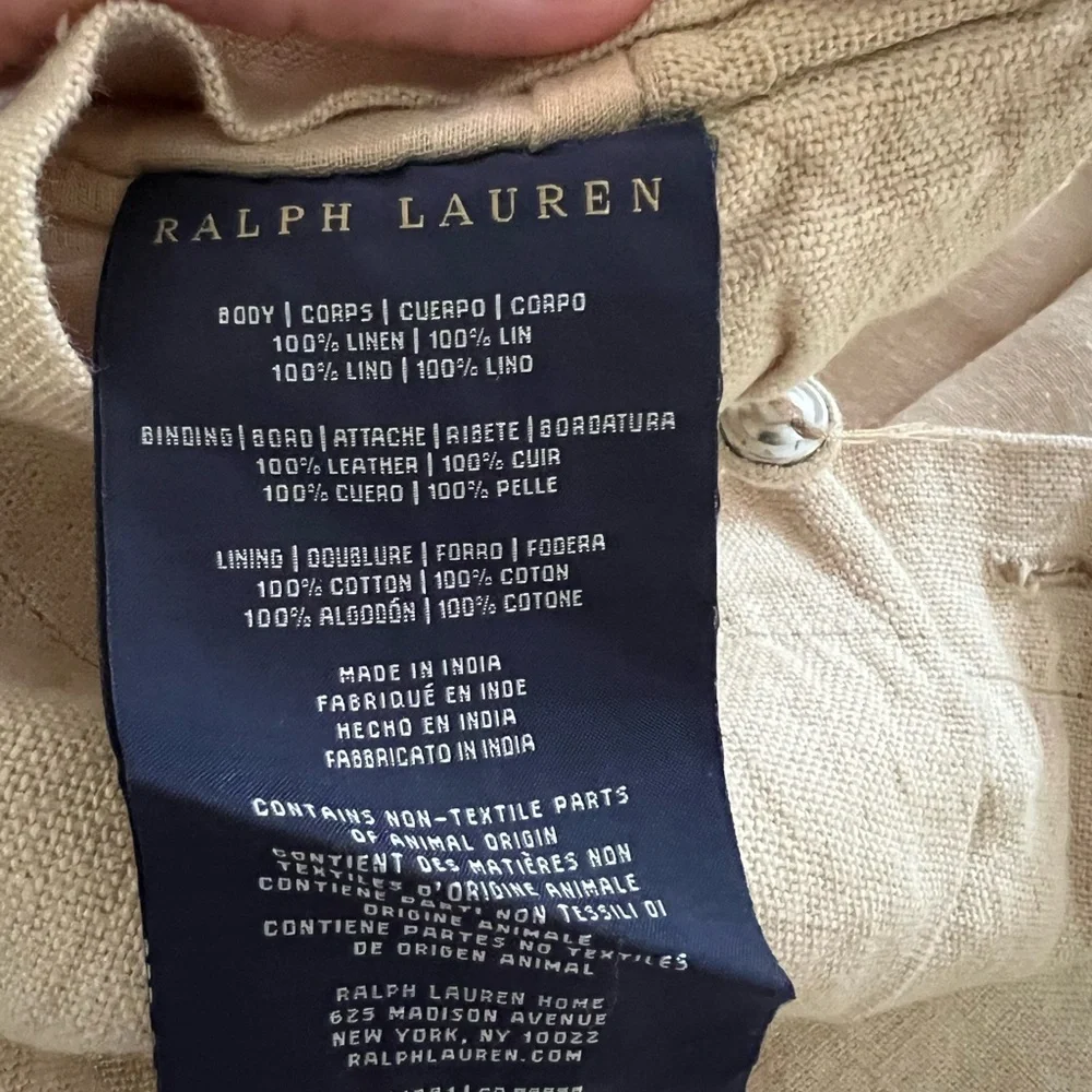 2 Linen Ralph Lauren Pillowcases